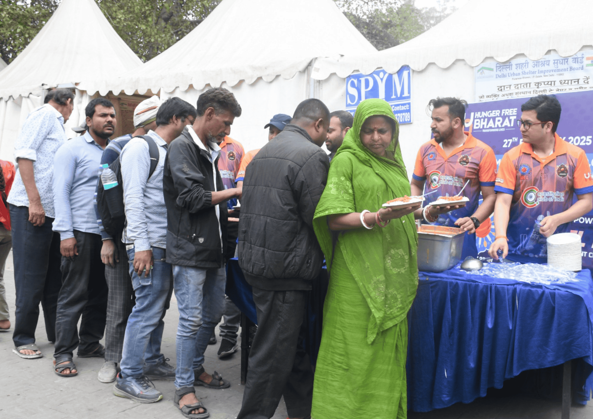 100+ volunteers run against food waste