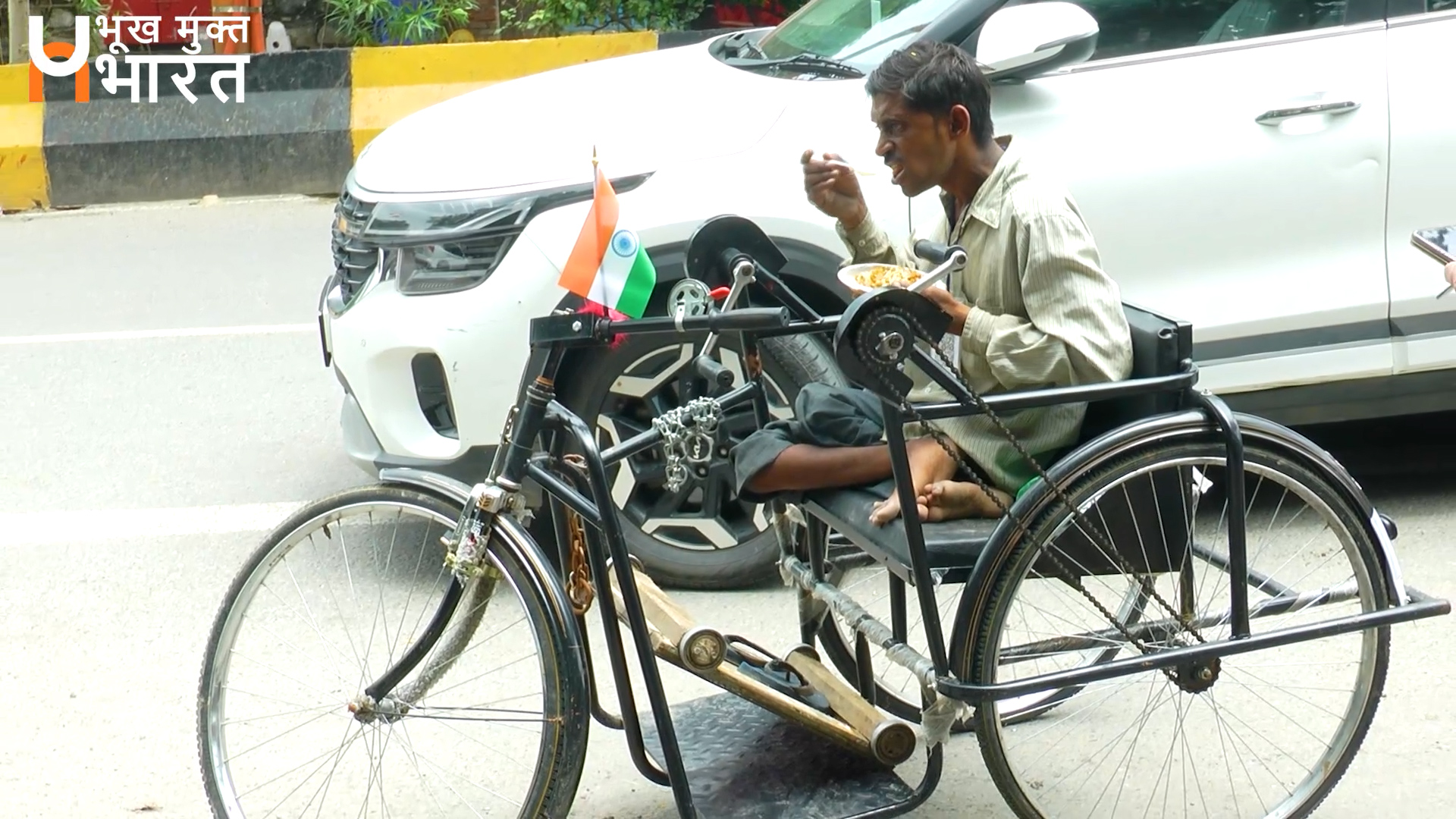 Hot meal served to differently-abled resident